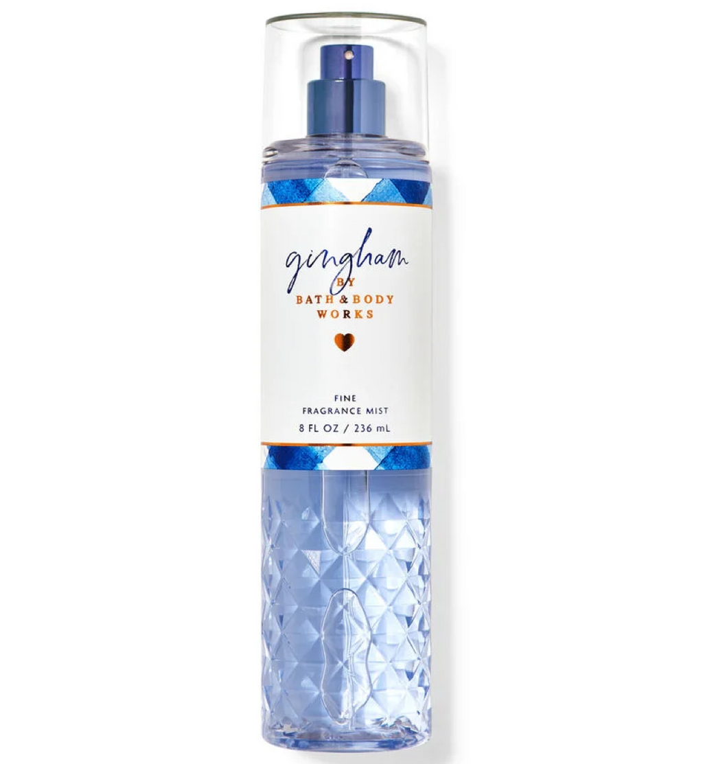 Bath and bodyworks Gingham Blue