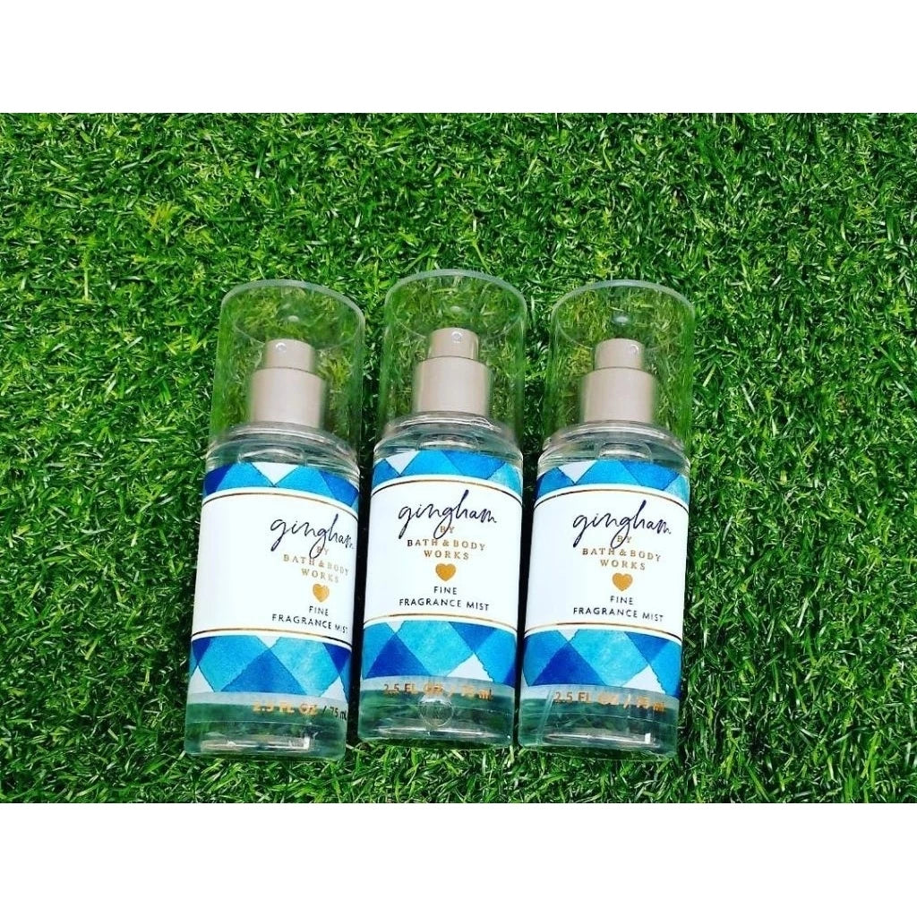 Bath and bodyworks Gingham Blue